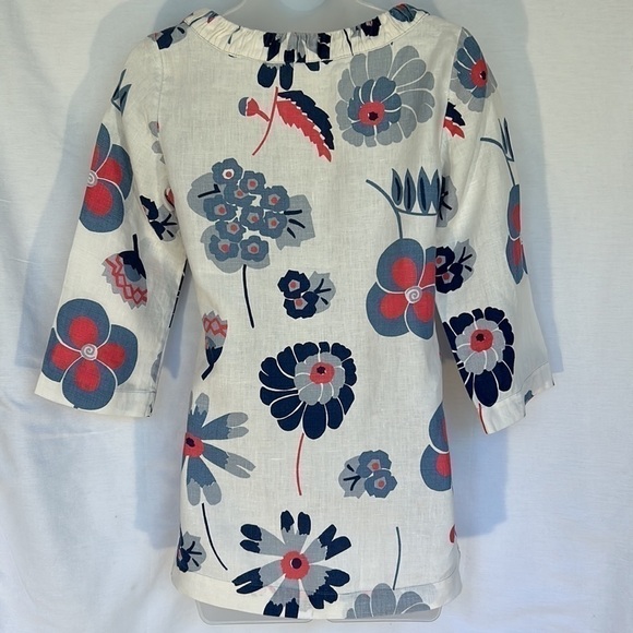 BODEN Linen Floral Tunic - Picture 2 of 4